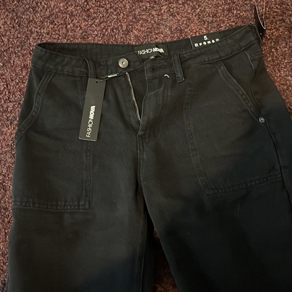 Fashion nova black jeans size 5 - Picture 2 of 3